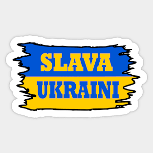 Slava ukraini Sticker